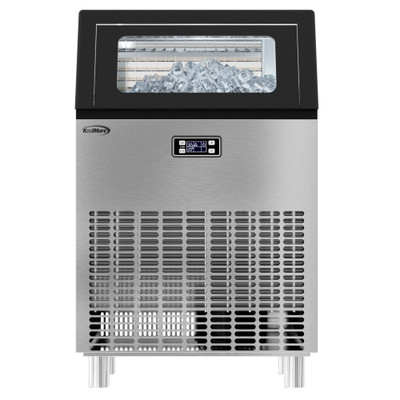 Koolmore CIM198 198 Lbs. Stainless Steel Undercounter Air Cooled Commercial Ice Maker - 115 Volts
