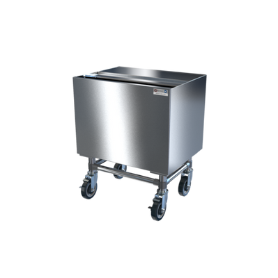 NBR Equipment IBM-2418 100 Lbs. Portable Underbar Mobile Ice Bin