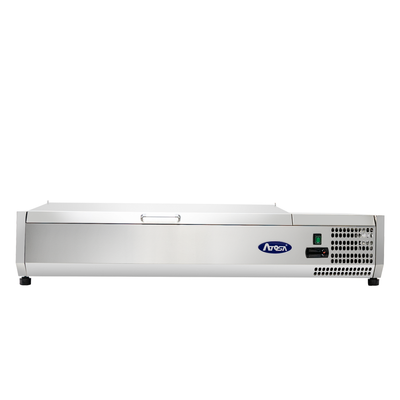 Atosa USA, Inc. MSCT-48-10 1.5 Cu. Ft. Stainless Steel Side Mounted Refrigerated Prep Station - 115 Volts