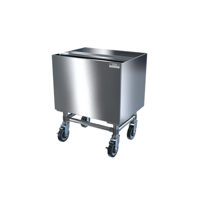 NBR Equipment IBM-3018 127 Lbs. Portable Underbar Mobile Ice Bin