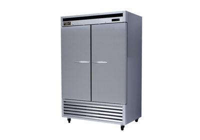 MVP Group KBSF-2 53.9&quot; W Stainless Steel 2 Solid Doors Reach-In Kool-It Signature Freezer - 115 Volts