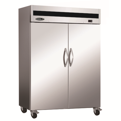 MVP Group IT56F 53.9" W Stainless Steel 2 Solid Doors Reach-In IKON Freezer - 115 Volts