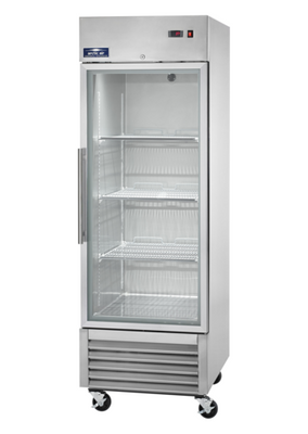 Arctic Air AGDF23 27&quot; W Stainless Steel Glass Door Reach-In Freezer - 115 Volts