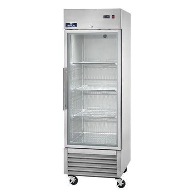 Arctic Air AGDF23 27" W Stainless Steel Glass Door Reach-In Freezer - 115 Volts