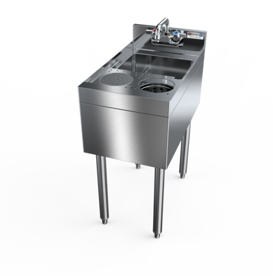 NBR Equipment UMRDS-1424 24" W x 14" D x 32.5" H 18 Gauge Under-Bar Mixology Unit