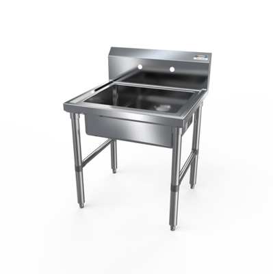 NBR Equipment SVS-2016 23" W x 25" D x 34" H (1) Compartment Free Standing Service Sink