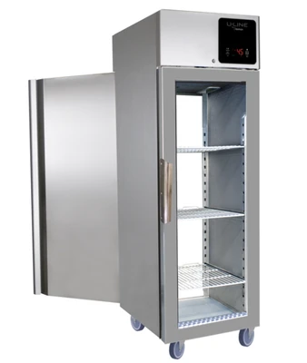 U-Line UCRP125-GS31A 25 Cu. Ft. Solid &amp; Glass Combination Door Pass-Thru Commercial Refrigerator
