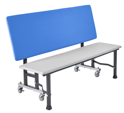 National Public Seating TGB60 25&quot; W x 60&quot; D x 38&quot; H Rectangular 14 Gauge Steel ToGo Bench