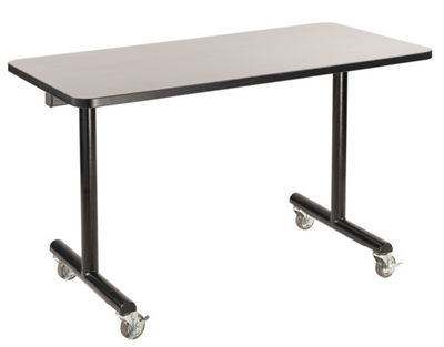 National Public Seating TGT2448 24&quot; W x 48&quot; D x 29&quot; H Rectangular 14 Gauge Steel ToGo Table
