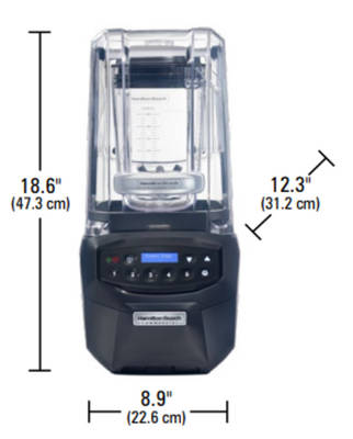 Hamilton Beach HBH855 48 Oz. Stainless Steel Summit Edge High Performance Blender - 120 Volts