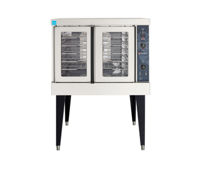 Wolf WC4GD-QS-COMMANDER-NG 40" W Stainless Steel Single Deck Natural Gas Convection Oven - 50,000 BTU