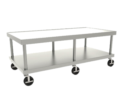 Wolf STAND/C-60 61" W x 30" D x 24" H Stainless Steel with Marine Edge Undershelf Equipment Stand