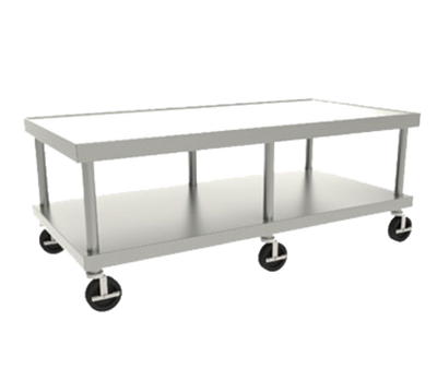 Wolf STAND/C-60 61" W x 30" D x 24" H Stainless Steel with Marine Edge Undershelf Equipment Stand