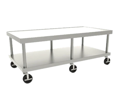 Wolf STAND/C-60 61" W x 30" D x 24" H Stainless Steel with Marine Edge Undershelf Equipment Stand