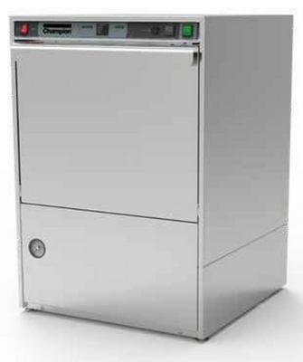 Champion UH 140B 24" W Stainless Steel High Temp with Booster Electric Undercounter Dishwasher - 208-240 Volts