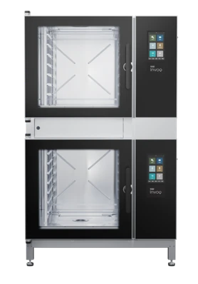 Blodgett INVOQ 62BE/62BE 14 Pans Full Size Stainless Steel Electric Combi Oven Steamer - 208 Volts 3 Phase