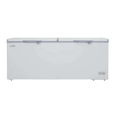 Koolmore SCF-20C 20 Cu. Ft. Aluminum White Solid Hinged Door with Lock Chest Freezer - 115 Volts