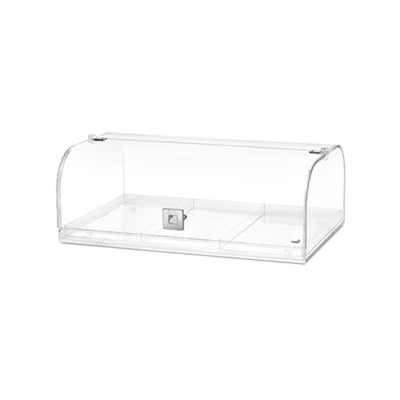 Rosseto BD119 19.25" x 12" x 7" H Clear Acrylic Curved Front Countertop Bakery Case