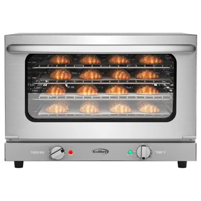 Koolmore KM-CTCO-15 23" W Stainless Steel Half Size Pan 4 Racks Countertop Convection Oven - 120 Volts