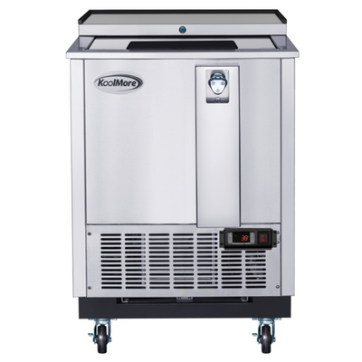 Koolmore KM-BOC25-SS 5 Cu. Ft. Stainless Steel Built-In Opener Commercial Bottle Cooler - 115 Volts