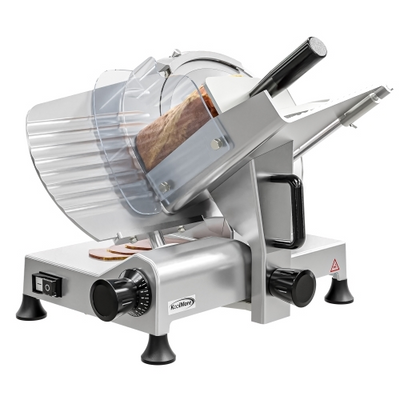 Koolmore CMS-12S 11.8" Blade Dia. Stainless Steel Electric Semi Automatic Slicer