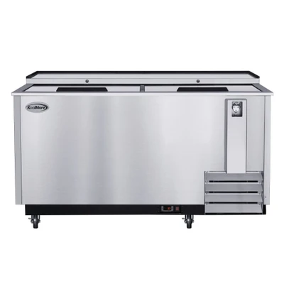 Koolmore KM-BOC65-SS 19 Cu. Ft. Stainless Steel Built-In Opener Commercial Bottle Cooler - 115 Volts