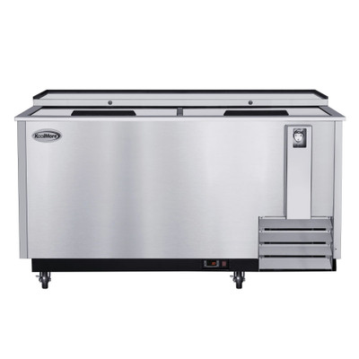 Koolmore KM-BOC65-SS 19 Cu. Ft. Stainless Steel Built-In Opener Commercial Bottle Cooler - 115 Volts