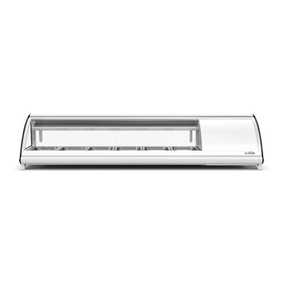 Koolmore KM-SR60-WH 60" W White Countertop Sushi Display Refrigerator - 110 Volts