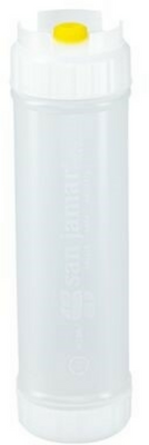 San Jamar 857320M 20 Oz. Yellow Cap Single Tip EZ-Kleen Sauce Bottle