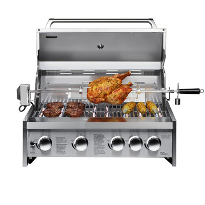 Koolmore KM-OKS-BQ30 30.3" W Stainless Steel Liquid Propane Outdoor BBQ Grill