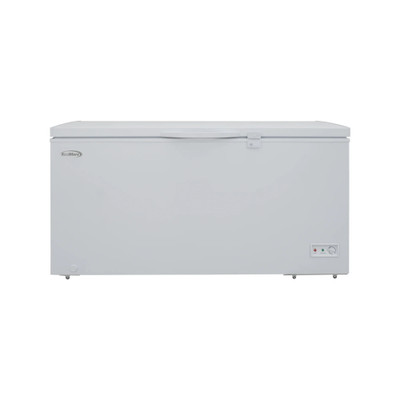 Koolmore SCF-16C 15.9 Cu. Ft. Aluminum White Solid Hinged Door with Lock Chest Freezer - 115 Volts