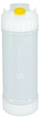 San Jamar 857316M 16 Oz. Yellow Cap Single Tip EZ-Kleen Sauce Bottle