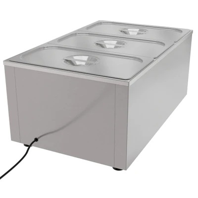 Koolmore CFW-3 6 Qt. Stainless Steel 20 Gauge Electric Countertop Food Warmer - 115 Volts
