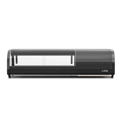 Koolmore KM-SR46-BK 46" W Black Countertop Sushi Display Refrigerator - 110 Volts