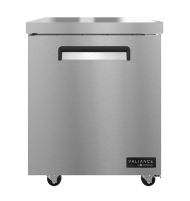 Hoshizaki VUR27A 6.33 Cu. Ft. Stainless Steel Reach-In Valiance Series Undercounter Refrigerator - 115 Volts