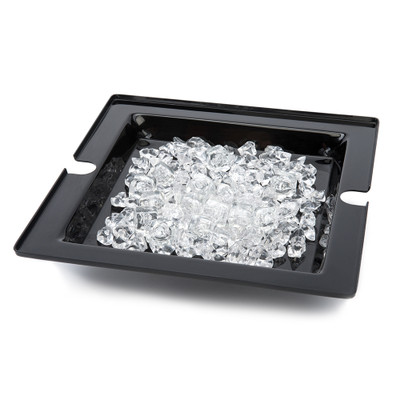 Rosseto SA122 Black Acrylic Square Ice Tub