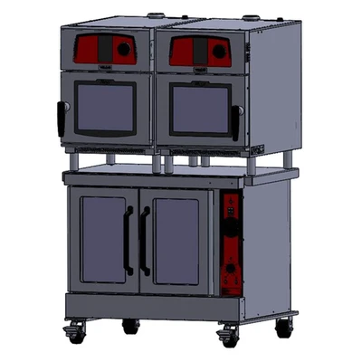 Wolf STACK-MINI/CONV Stacking Kit for 1 or 2 Minijet Units on Top of WC4 Convection Oven