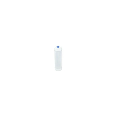San Jamar 857324L 24 Oz. Blue Cap Single Tip EZ-Kleen Sauce Bottle - 6/Pack