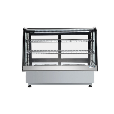 Koolmore DICDC-160-BK 34.5" W Black Countertop Refrigerated Display Case - 120 Volts