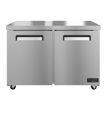 Hoshizaki VUR48A 12.09 Cu. Ft. Stainless Steel Reach-In Valiance Series Undercounter Refrigerator - 115 Volts