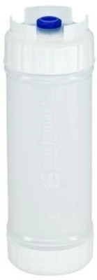 San Jamar 857316L 16 Oz. Blue Cap Single Tip EZ-Kleen Sauce Bottle