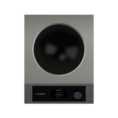CookTek HTF-9500-WK25-1 15.6" W Stainless Steel Housing Countertop Induction Wok - 240 Volts