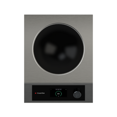 CookTek HTF-9500-WK25-1 15.6" W Stainless Steel Housing Countertop Induction Wok - 240 Volts