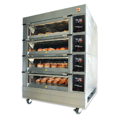 Belshaw DX-ECOTOUCH-2W-2 80" W x 52" D Stainless Steel Electric DX Eco-Touch 2-Deck Oven
