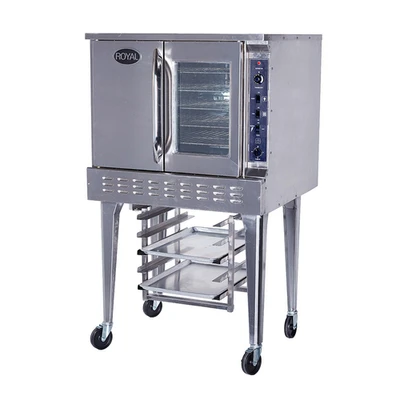 Royal Range RCOD-1-LP 5 Pans Stainless Steel Single Deck Liquid Propane Convection Oven - 80,000 BTU