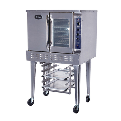 Royal Range RCOD-1-LP 5 Pans Stainless Steel Single Deck Liquid Propane Convection Oven - 80,000 BTU