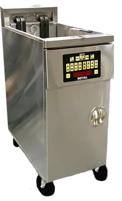 Royal Range REF-1417-DM2 50 Lbs. Electric Floor Model Fryer - 208 Volts 3-Phase