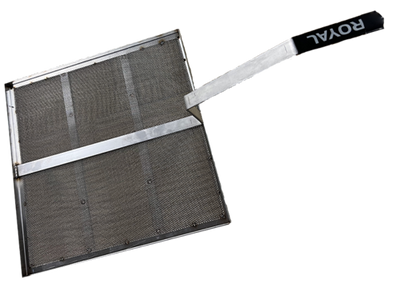 Royal Range 44602 Fine Mesh Crumb Catcher with Handle for 18" x 18" Tank