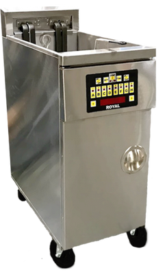 Royal Range REF-1417-DM 50 Lbs. Electric Floor Model Fryer - 208 Volts 3-Phase