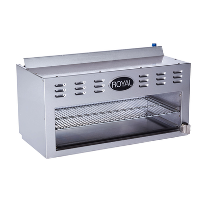 Royal Range RCM-60-NG 60" Stainless Steel Natural Gas Cheesemelter - 55,000 BTU